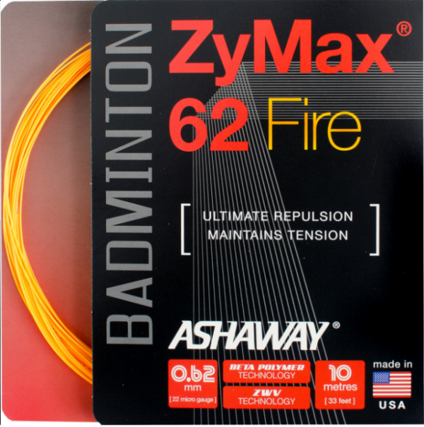 Ashaway ZyMax 62 Fire
