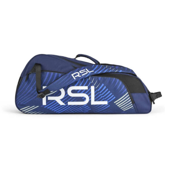 TORBA RSL RB913 TEAM BLUE – torba badminton, 3 komory, wentylowana kieszeń na buty, do 6 rakiet